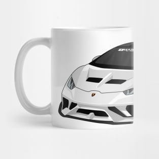 lamborghini huracan WHITE Mug